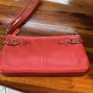 Super cute Aurielle leather clutch wristlet